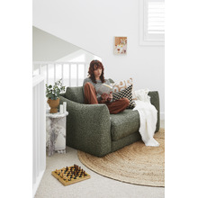 Aldo 1.5 Seater Oversized Single Boucle Sofa Bed